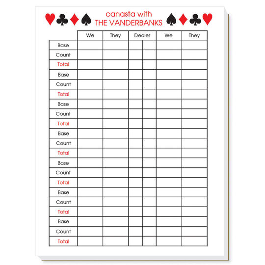 Canasta Pad